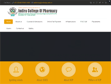 Tablet Screenshot of indiraicp.edu.in